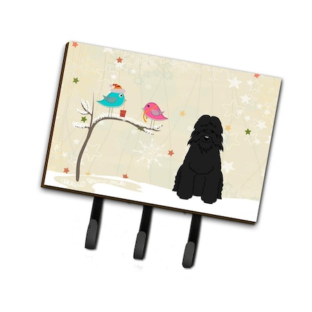 Jensendistributionservices Christmas Presents Between Friends Bouvier Des Flandres Leash or Key Holder MI1714982